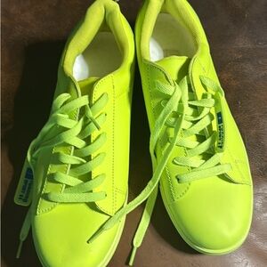 Bright Neon Green Sneakers